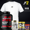 MuscleTech Nitro Tech + Gold Creatine + C4 Pre-Workout + Peanut Butter + AF T-Shirt