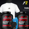 2 MuscleTech Nitro Tech + Shaker + AF Gloves + AF T-Shirt