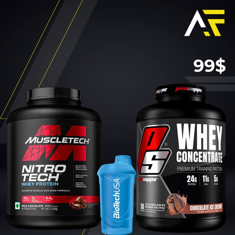 MuscleTech Nitro Tech + WHEY Concentrate + Shaker